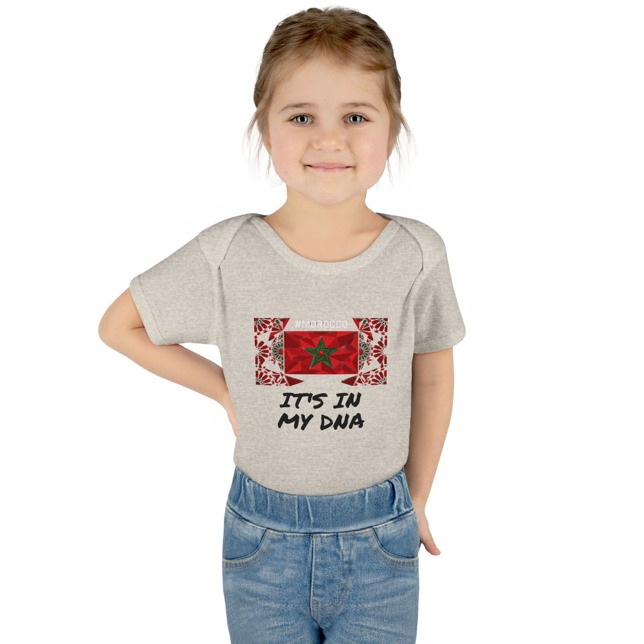 Cute Morocco Flag It's In My DNA Infant Bodysuit | Baby Onesie