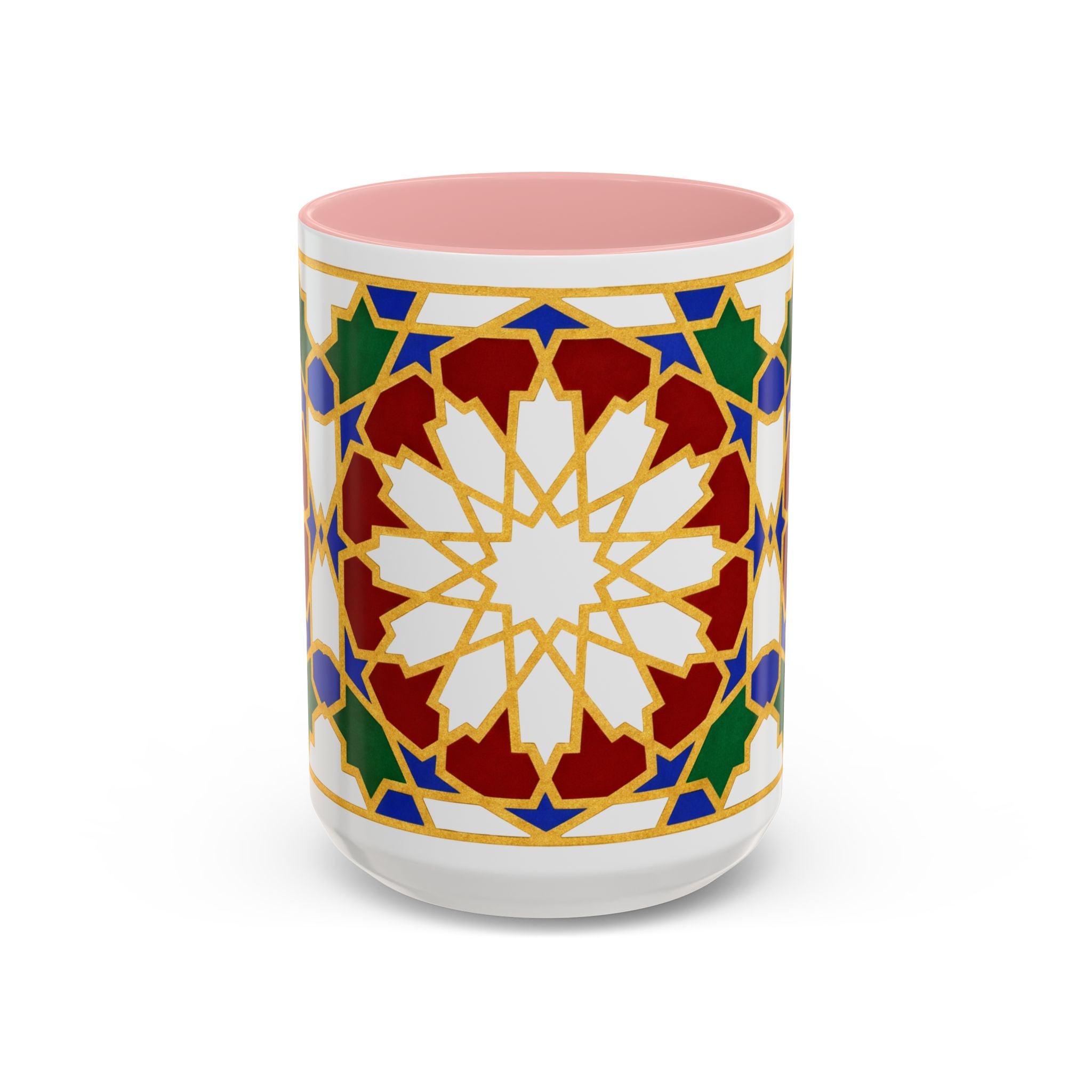 Geometric Moroccan Tile Mug | Accent Coffee Mug