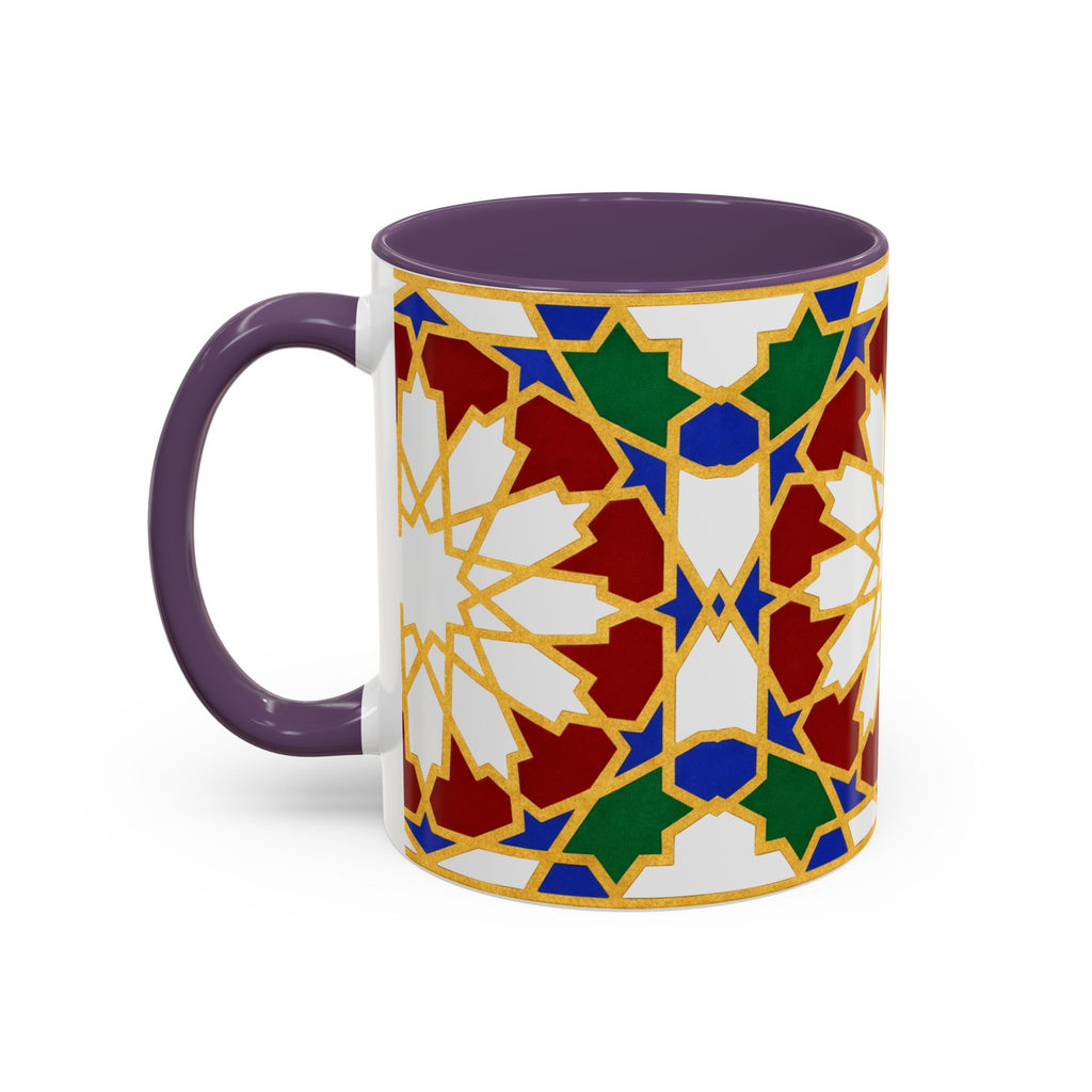 Geometric Moroccan Tile Mug | Accent Coffee Mug