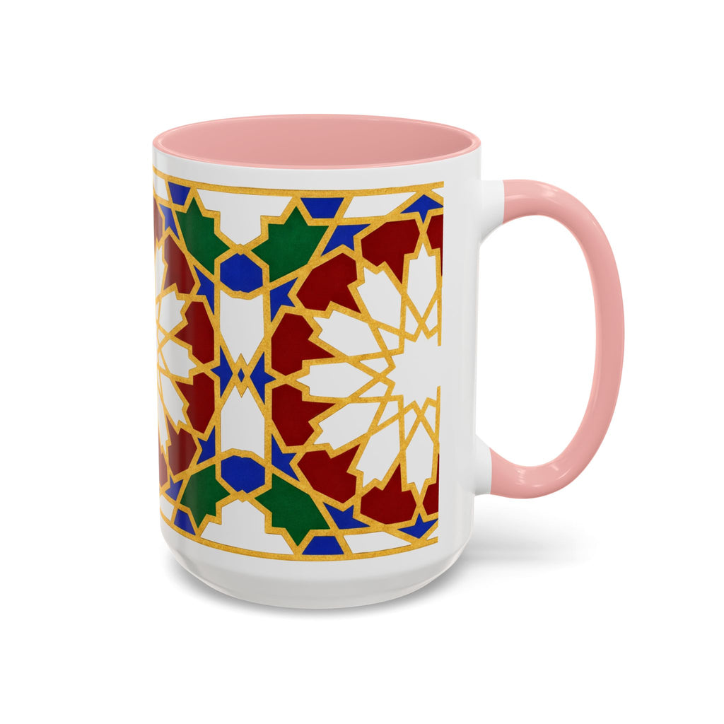 Geometric Moroccan Tile Mug | Accent Coffee Mug