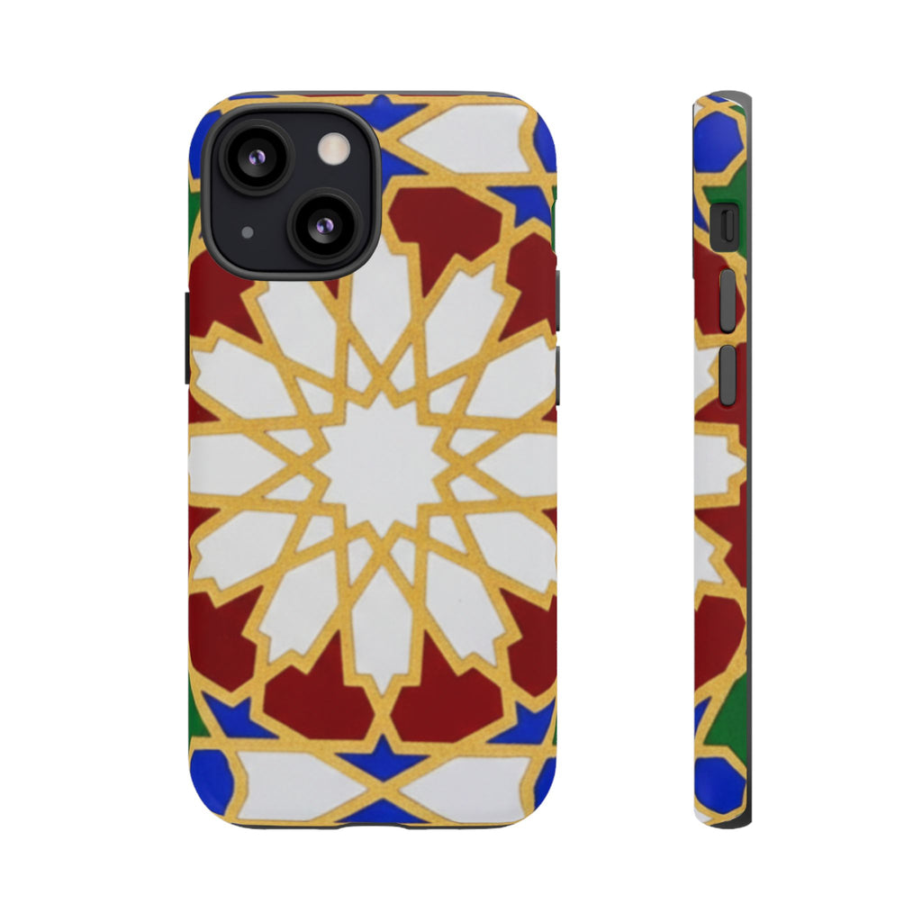 Geometric Moroccan Pattern Tough Case | Colorful Mosaic Phone Cover