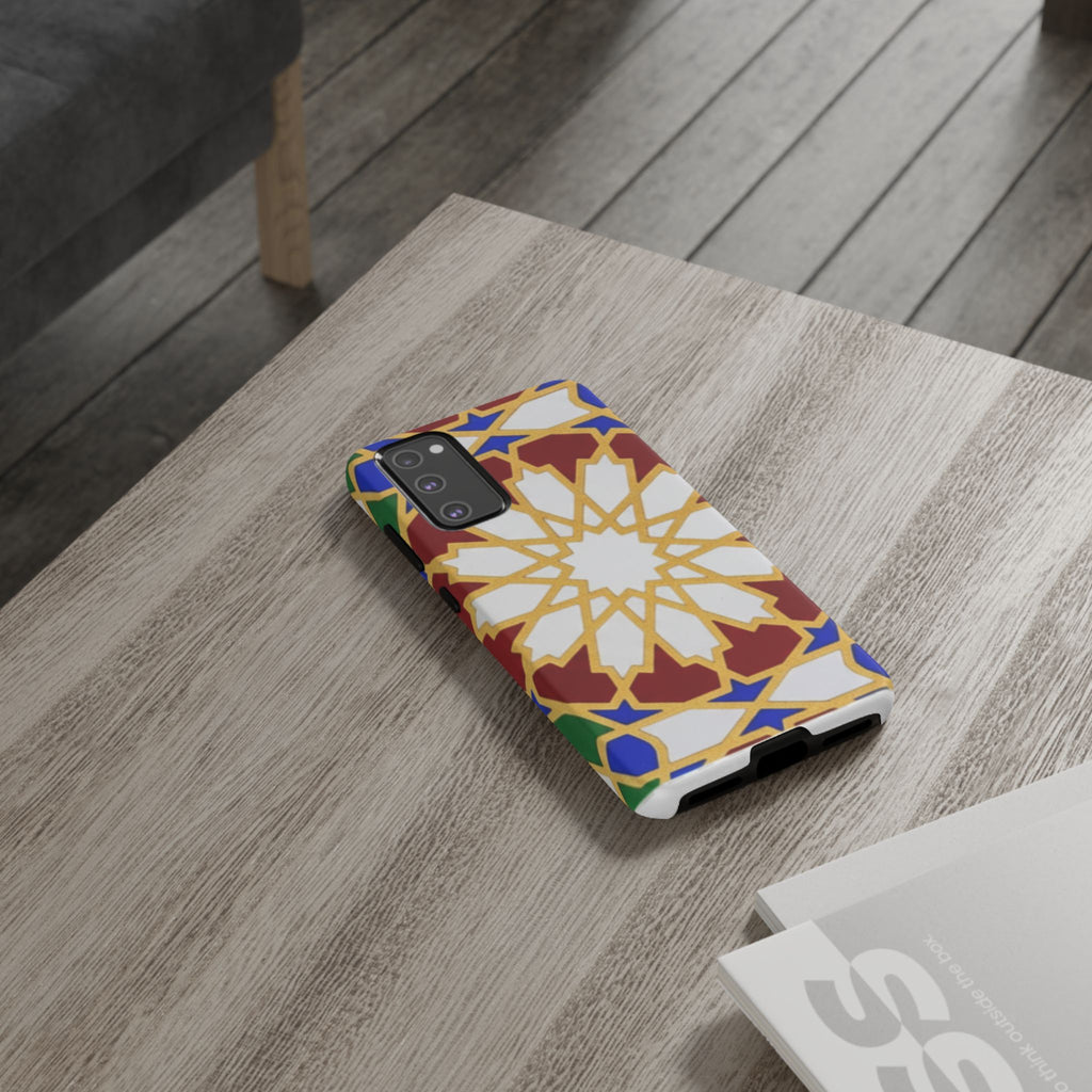 Geometric Moroccan Pattern Tough Case | Colorful Mosaic Phone Cover