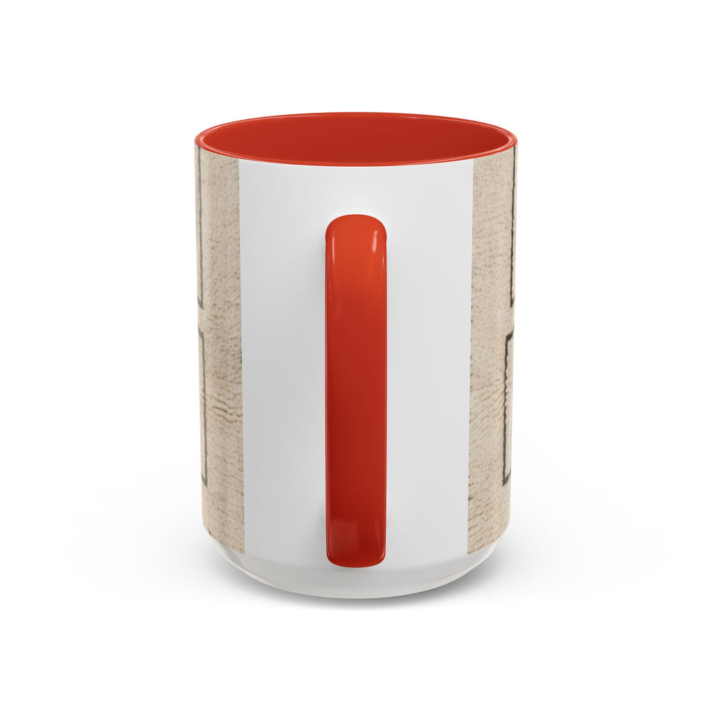 Neutral Geometric Pattern Mug | Accent Coffee Mug 11oz 15oz