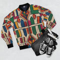 Colorful Geometric Pattern Bomber Jacket | All-Over Print