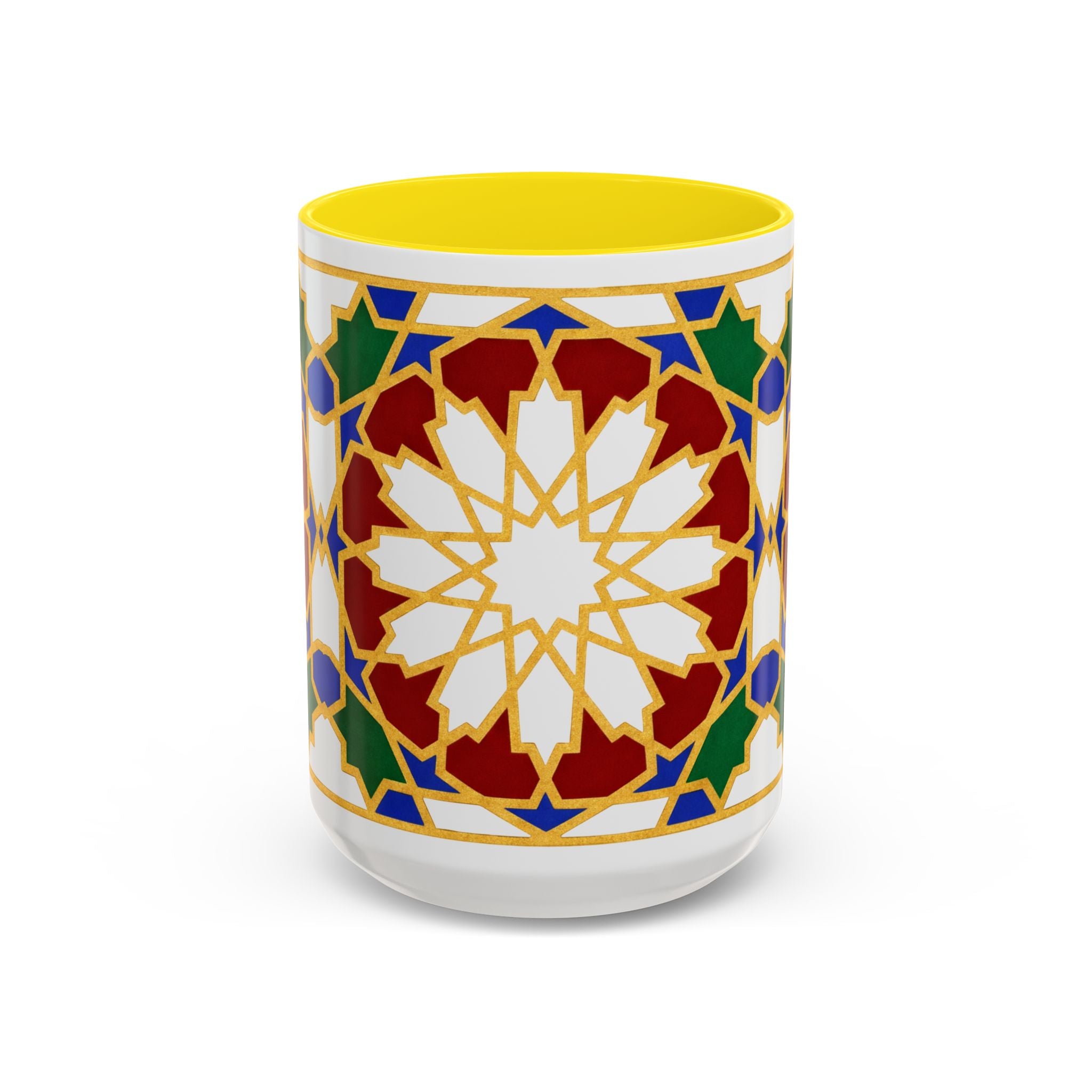 Geometric Moroccan Tile Mug | Accent Coffee Mug
