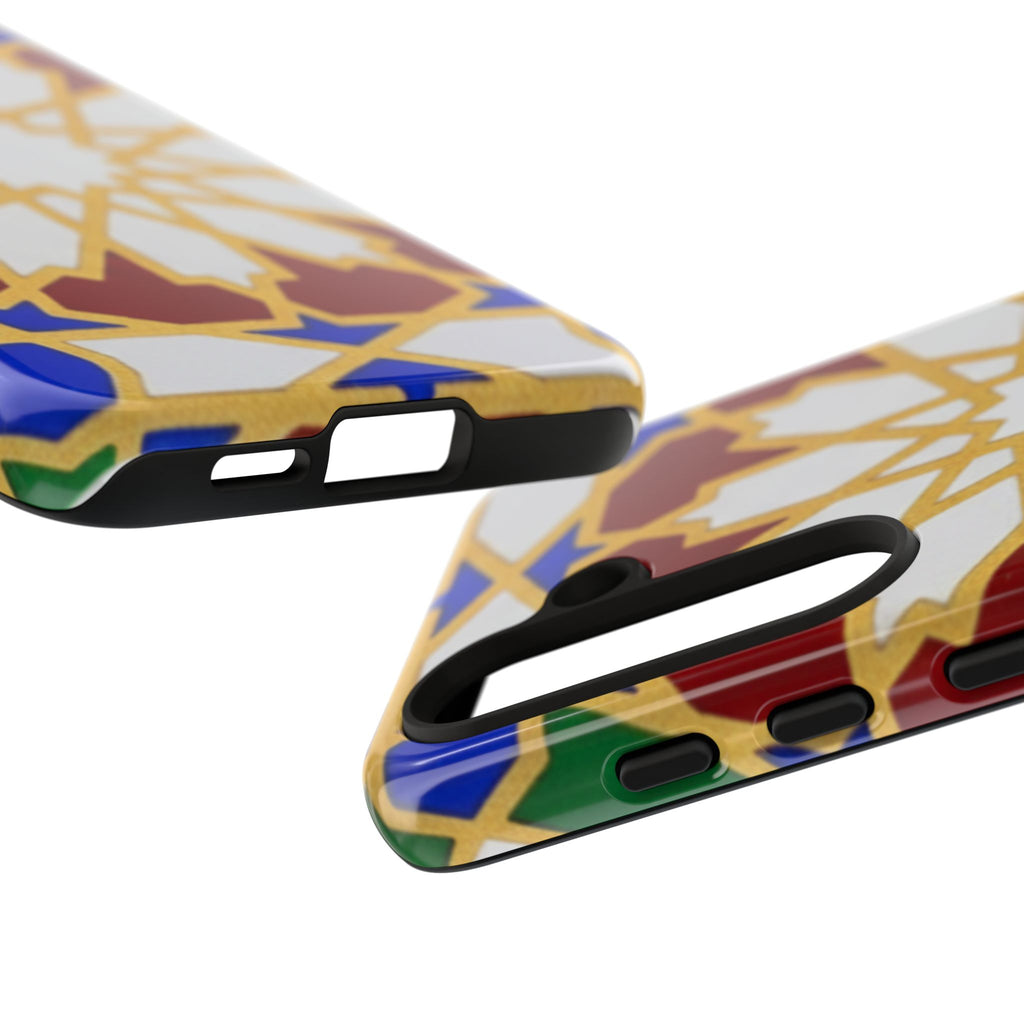 Geometric Moroccan Pattern Tough Case | Colorful Mosaic Phone Cover