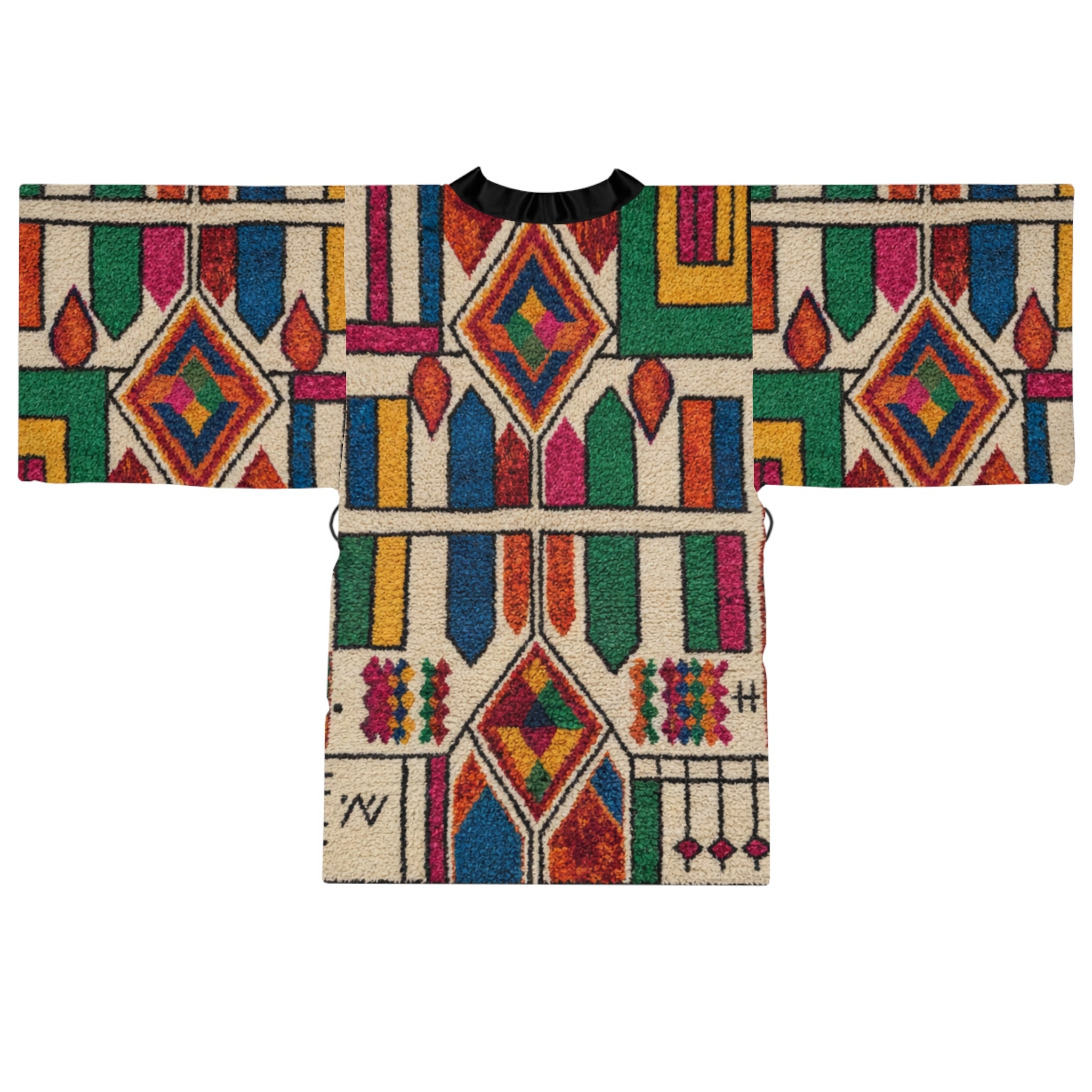 Colorful Geometric Moroccan Pattern Kimono
