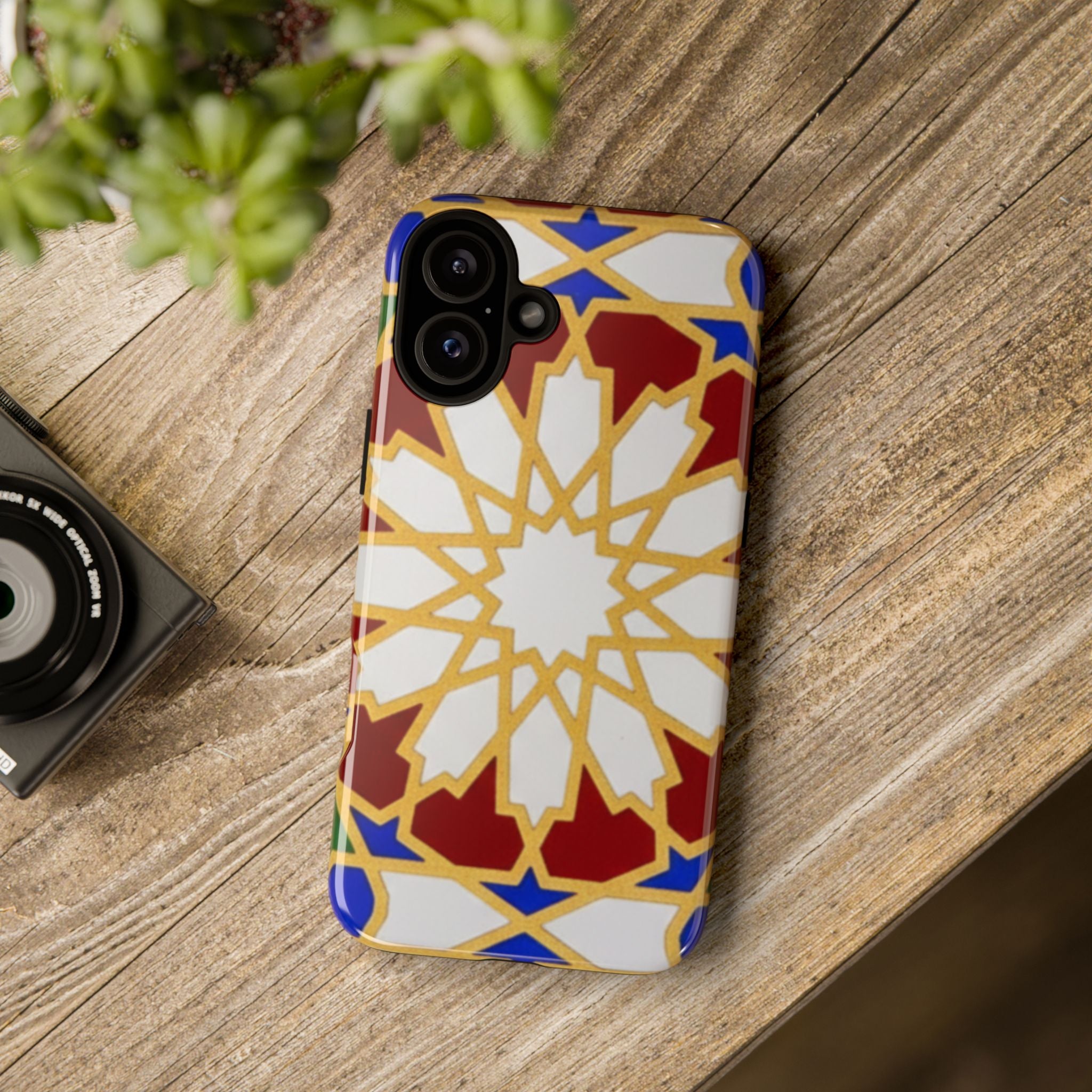 Geometric Moroccan Pattern Tough Case | Colorful Mosaic Phone Cover
