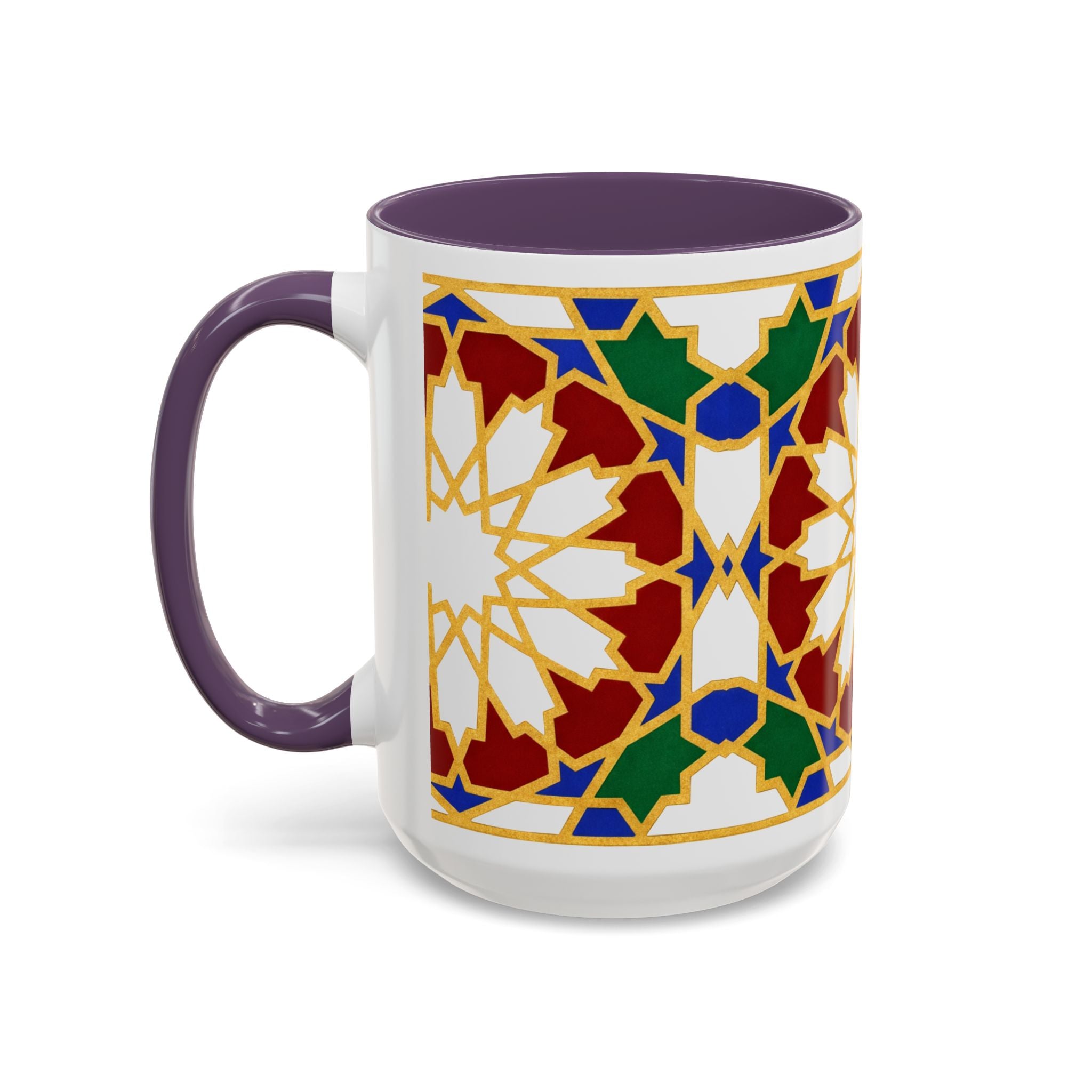 Geometric Moroccan Tile Mug | Accent Coffee Mug