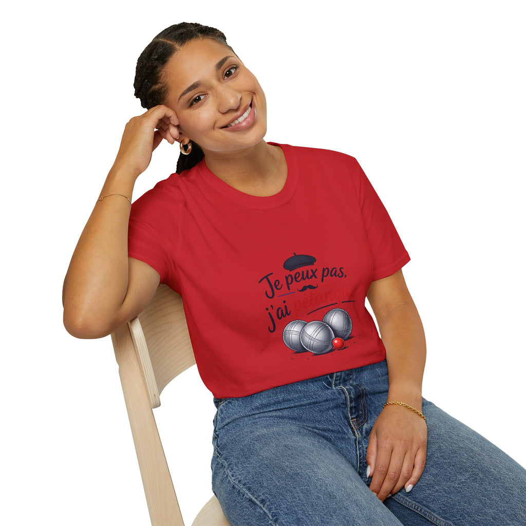 Je peux pas j'ai pétanque T-Shirt | French petanque design, boules graphic