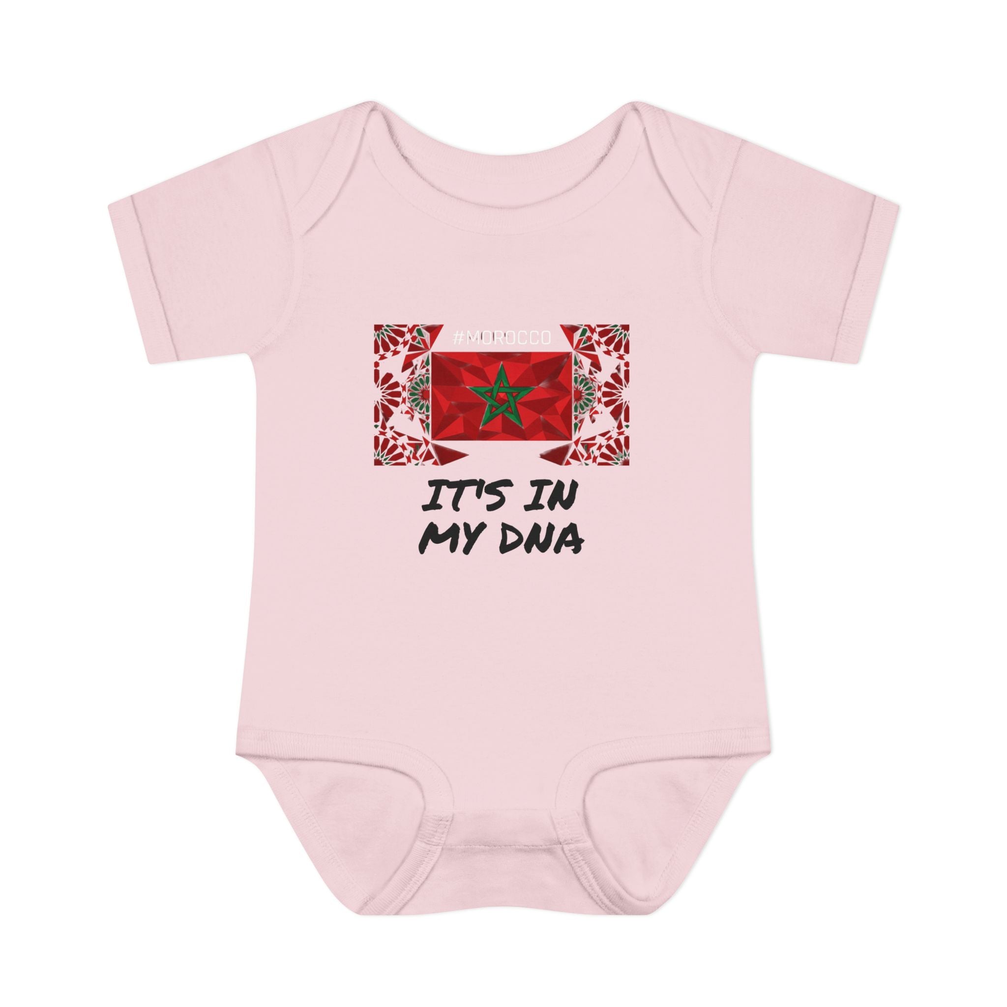 Cute Morocco Flag It's In My DNA Infant Bodysuit | Baby Onesie