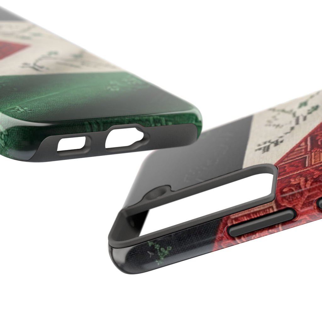 Palestine Flag Pattern Tough Phone Case | Palestine Textile Design