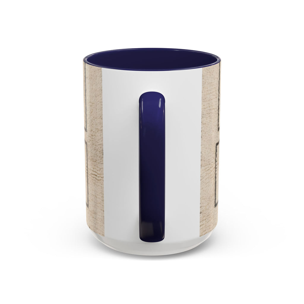 Neutral Geometric Pattern Mug | Accent Coffee Mug 11oz 15oz