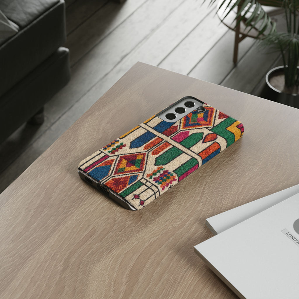 Colorful Moroccan Berber Pattern Phone Case | Tough Cases