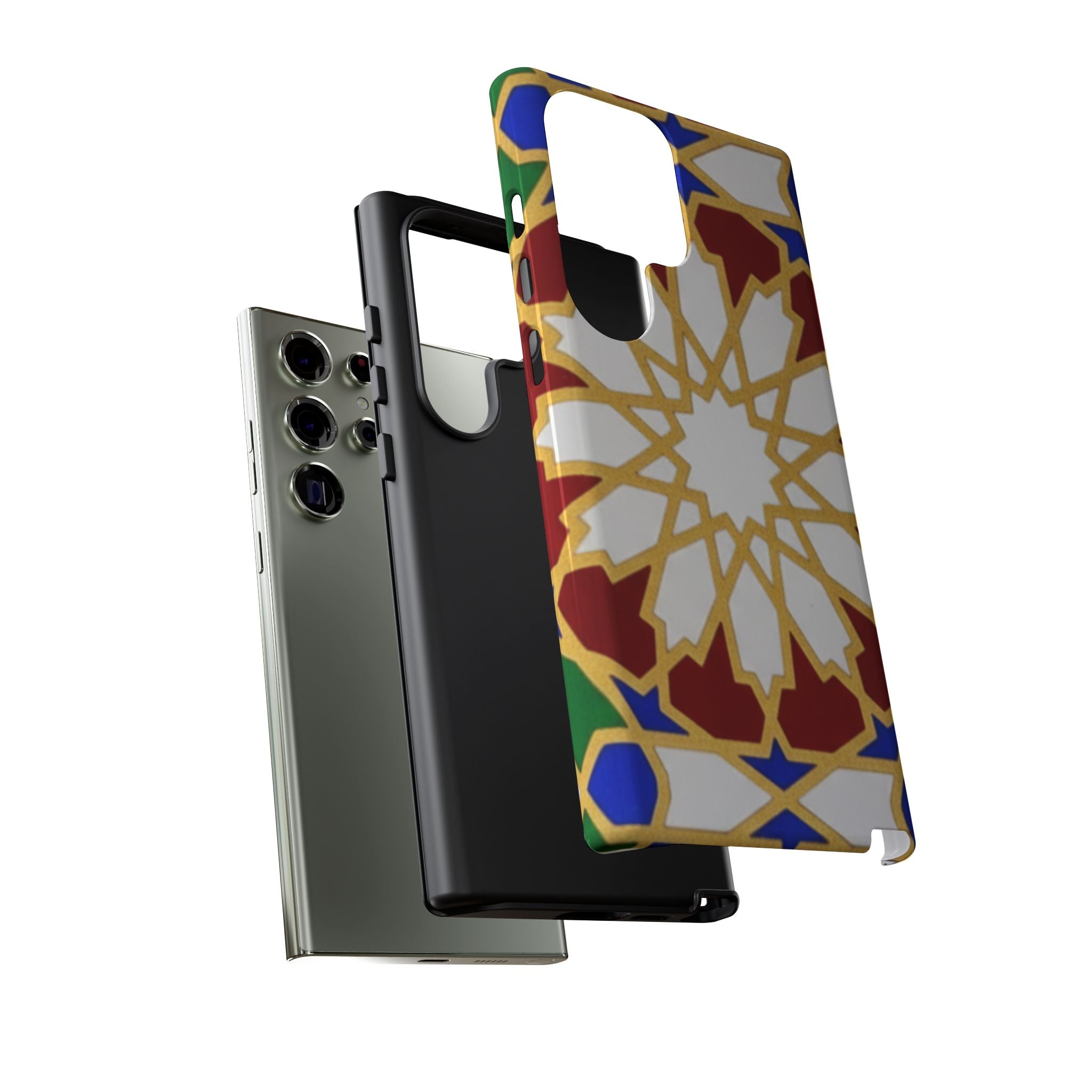 Geometric Moroccan Pattern Tough Case | Colorful Mosaic Phone Cover