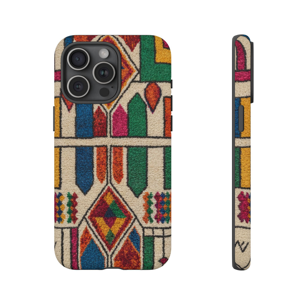 Colorful Moroccan Berber Pattern Phone Case | Tough Cases