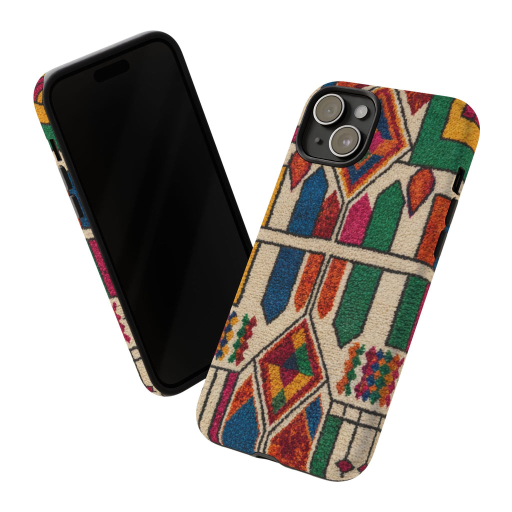 Colorful Moroccan Berber Pattern Phone Case | Tough Cases