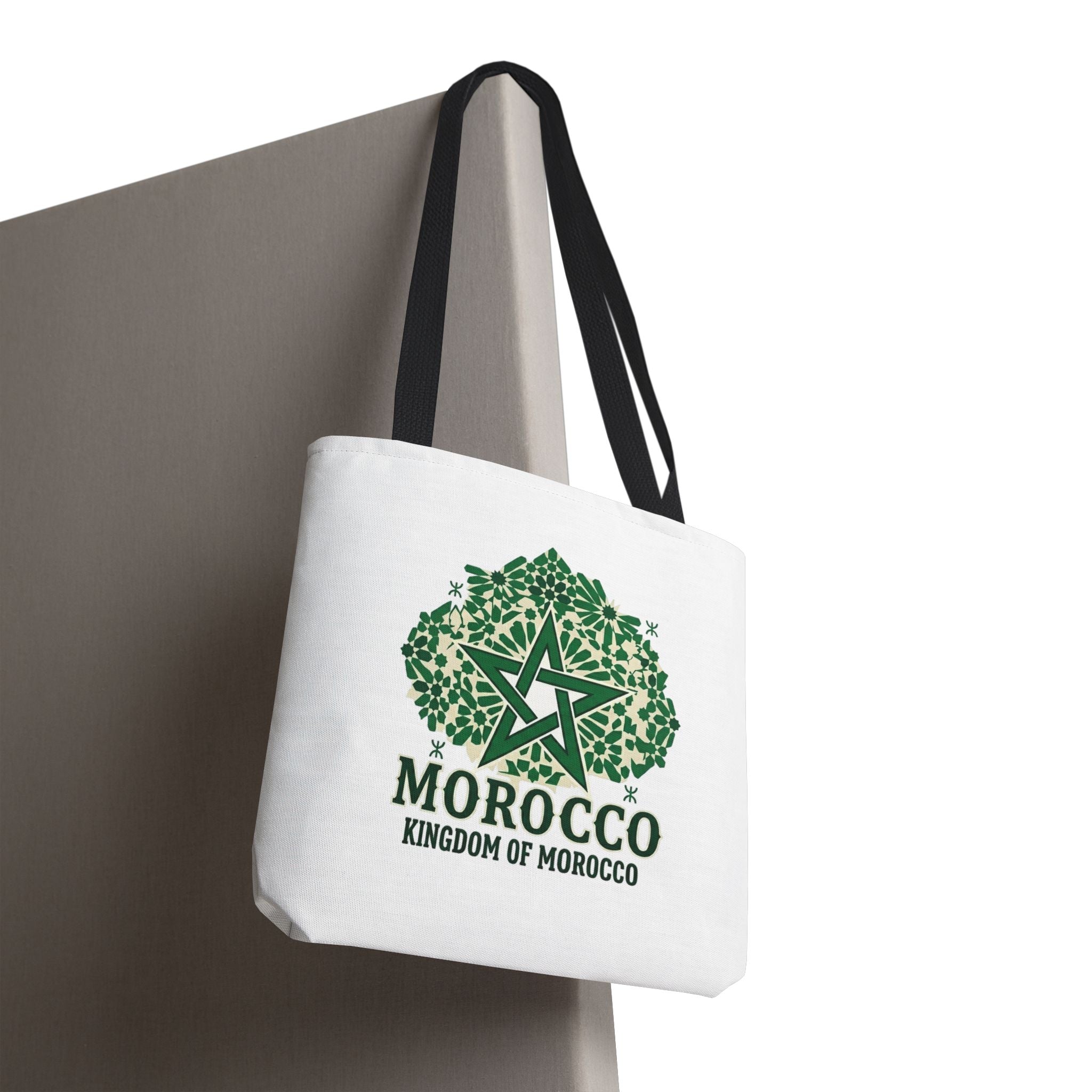 Morocco Star Emblem Tote Bag | Kingdom of Morocco Graphic Tote