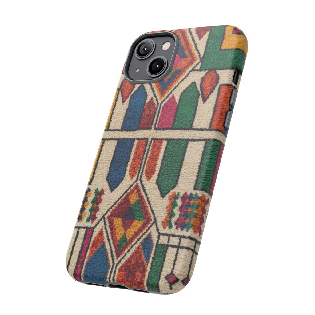 Colorful Moroccan Berber Pattern Phone Case | Tough Cases