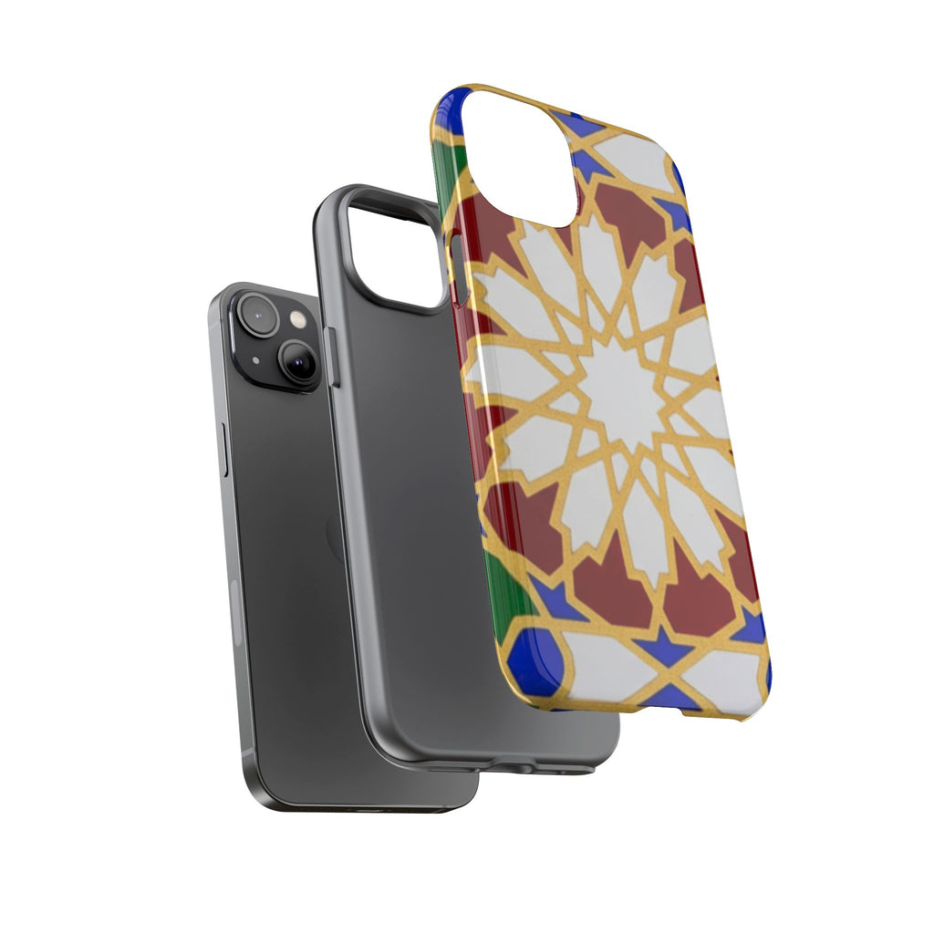 Geometric Moroccan Pattern Tough Case | Colorful Mosaic Phone Cover
