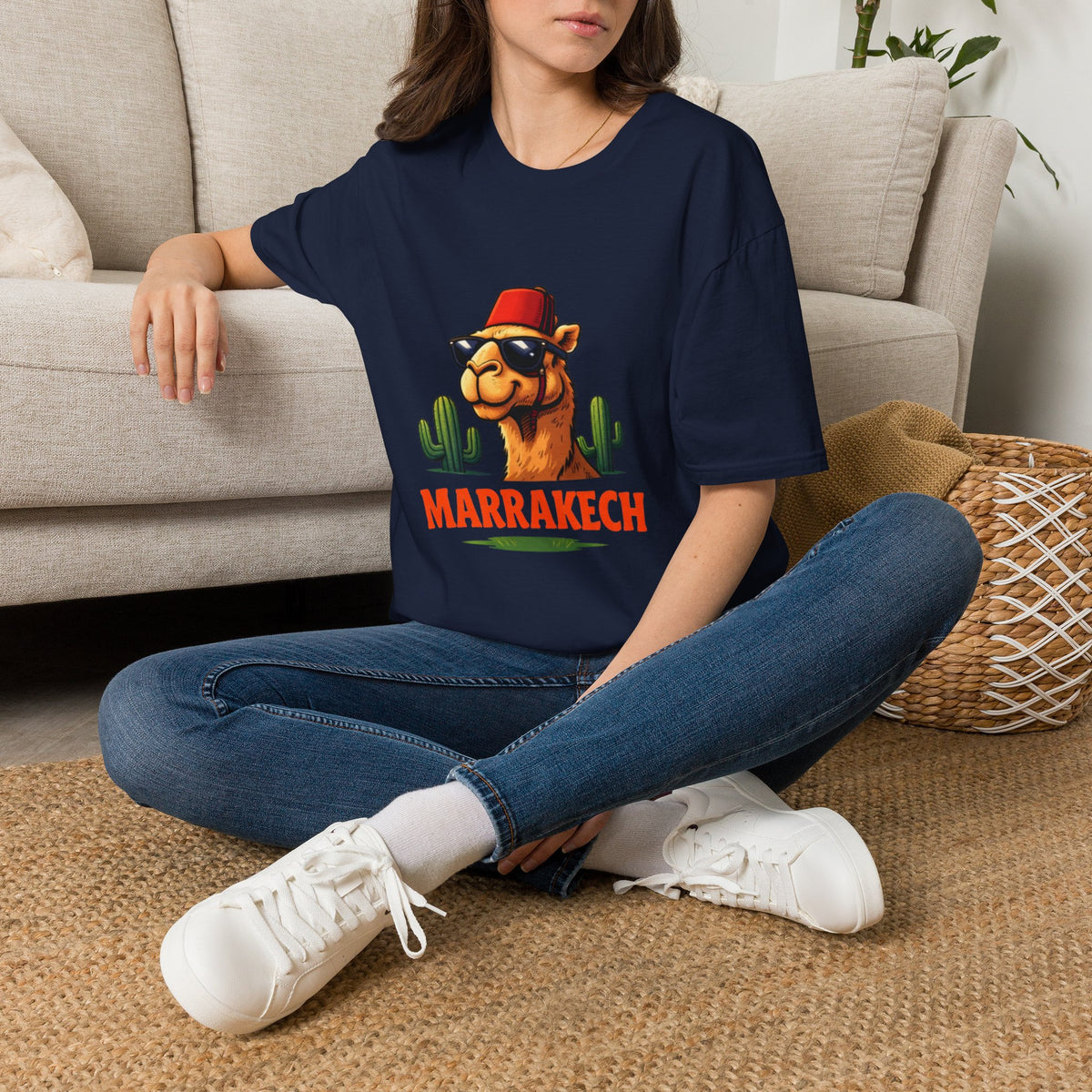 Marrakech Coco Chamelle T-Shirt | Moroccan Sunglasses Desert
