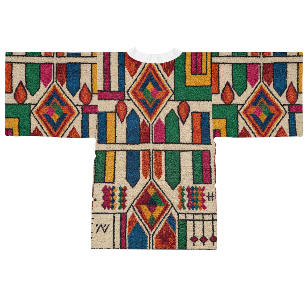 Colorful Geometric Moroccan Pattern Kimono