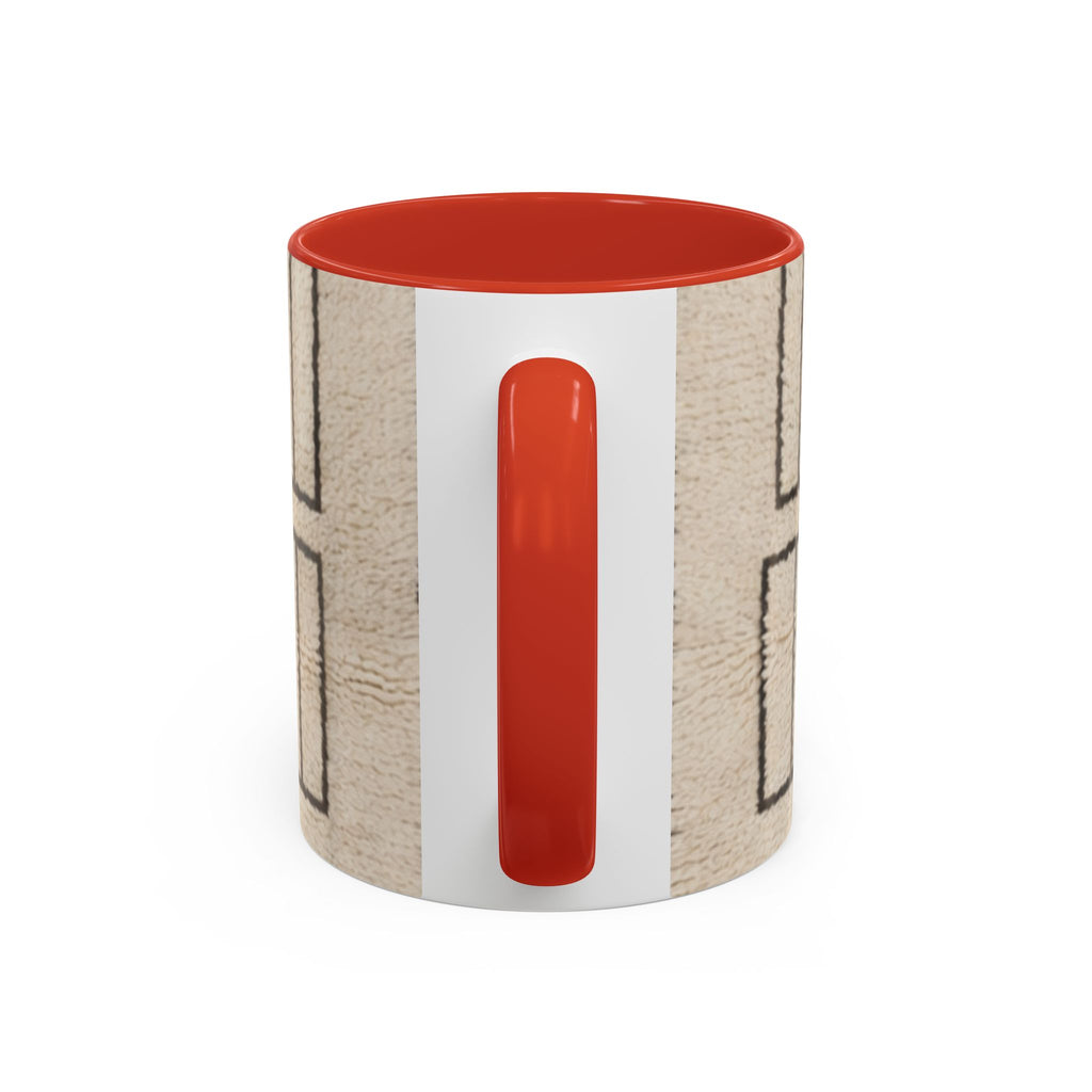 Neutral Geometric Pattern Mug | Accent Coffee Mug 11oz 15oz