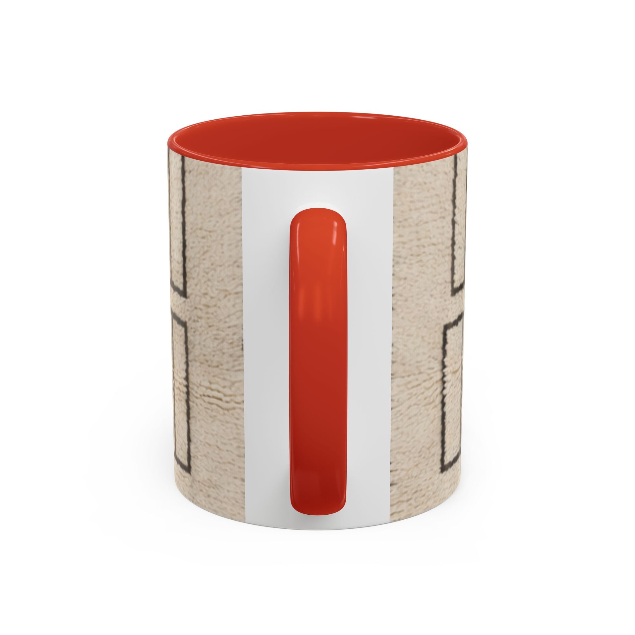 Neutral Geometric Pattern Mug | Accent Coffee Mug 11oz 15oz
