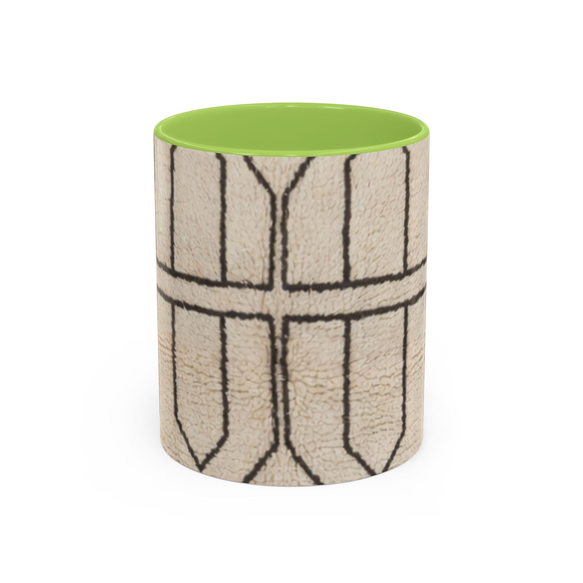 Neutral Geometric Pattern Mug | Accent Coffee Mug 11oz 15oz