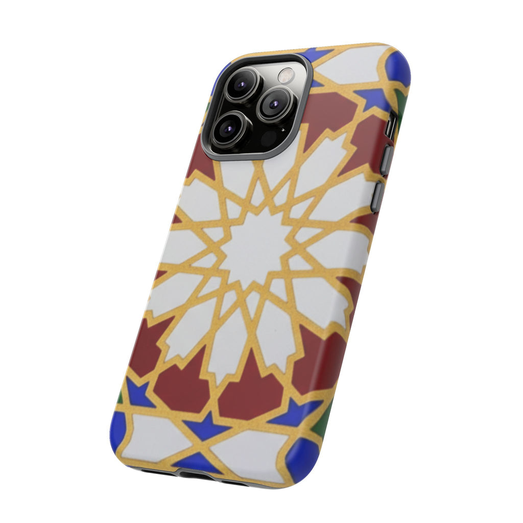 Geometric Moroccan Pattern Tough Case | Colorful Mosaic Phone Cover