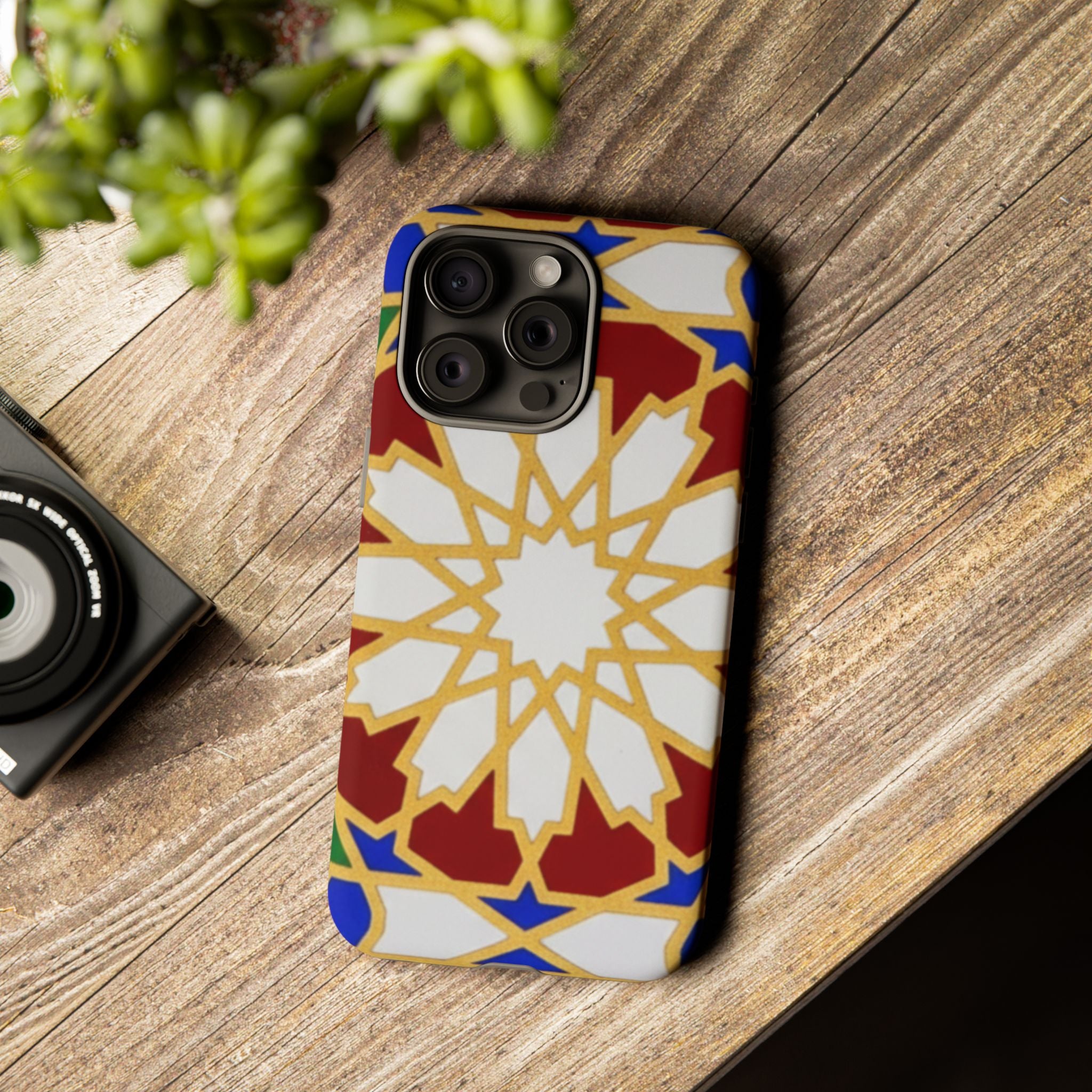Geometric Moroccan Pattern Tough Case | Colorful Mosaic Phone Cover
