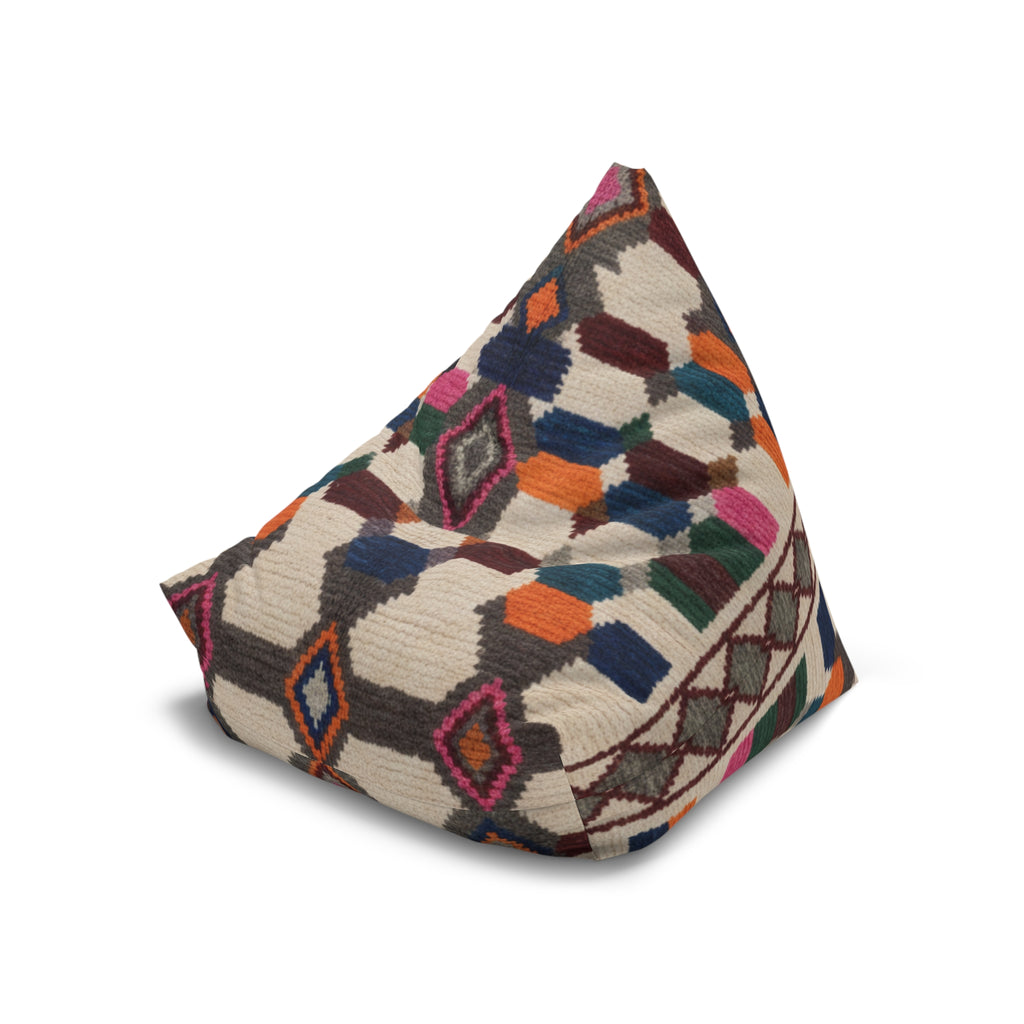 Bean Bag Chair Cover | Moroccan Berber Print