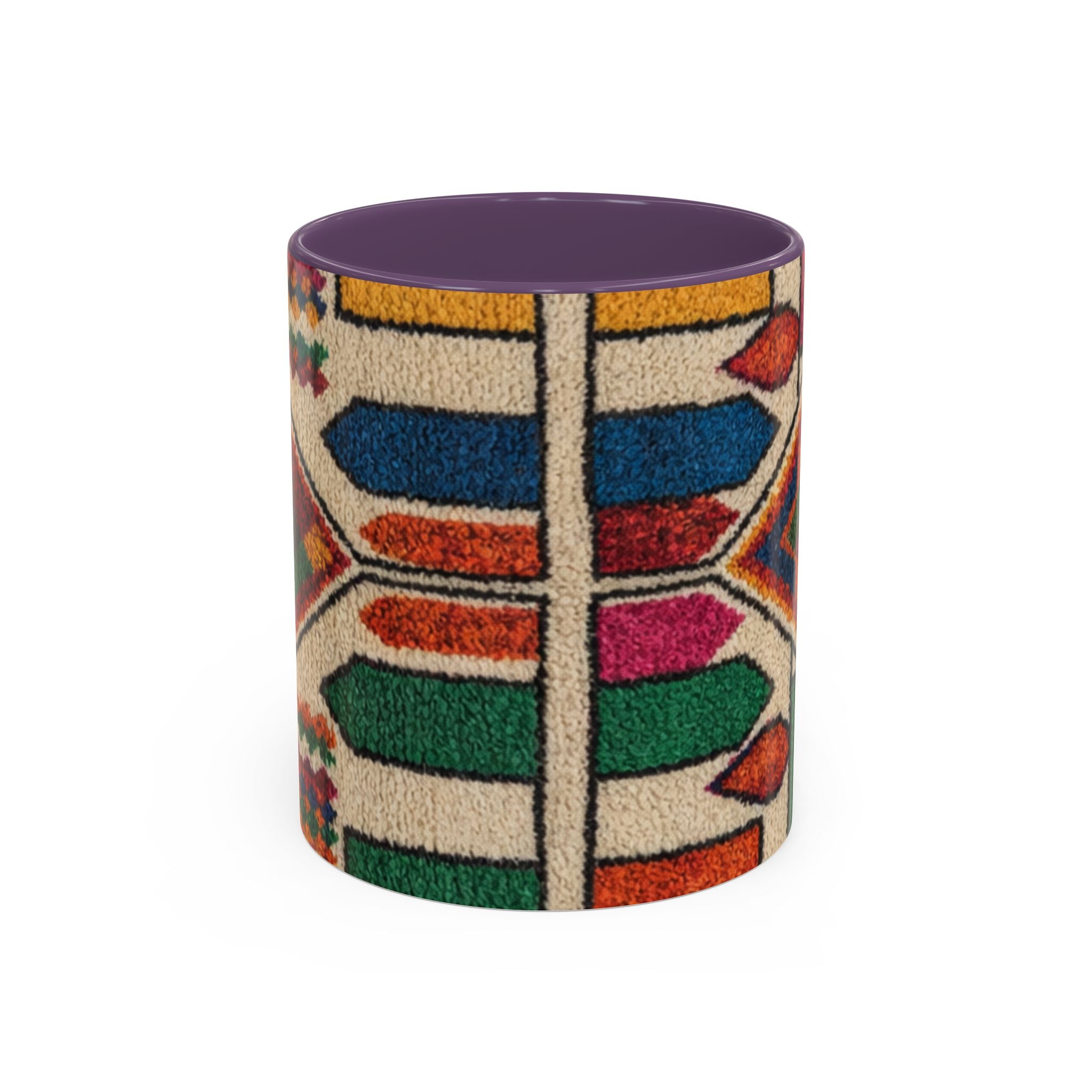 Colorful Geometric Moroccan Pattern Accent Coffee Mug | 11oz or 15oz