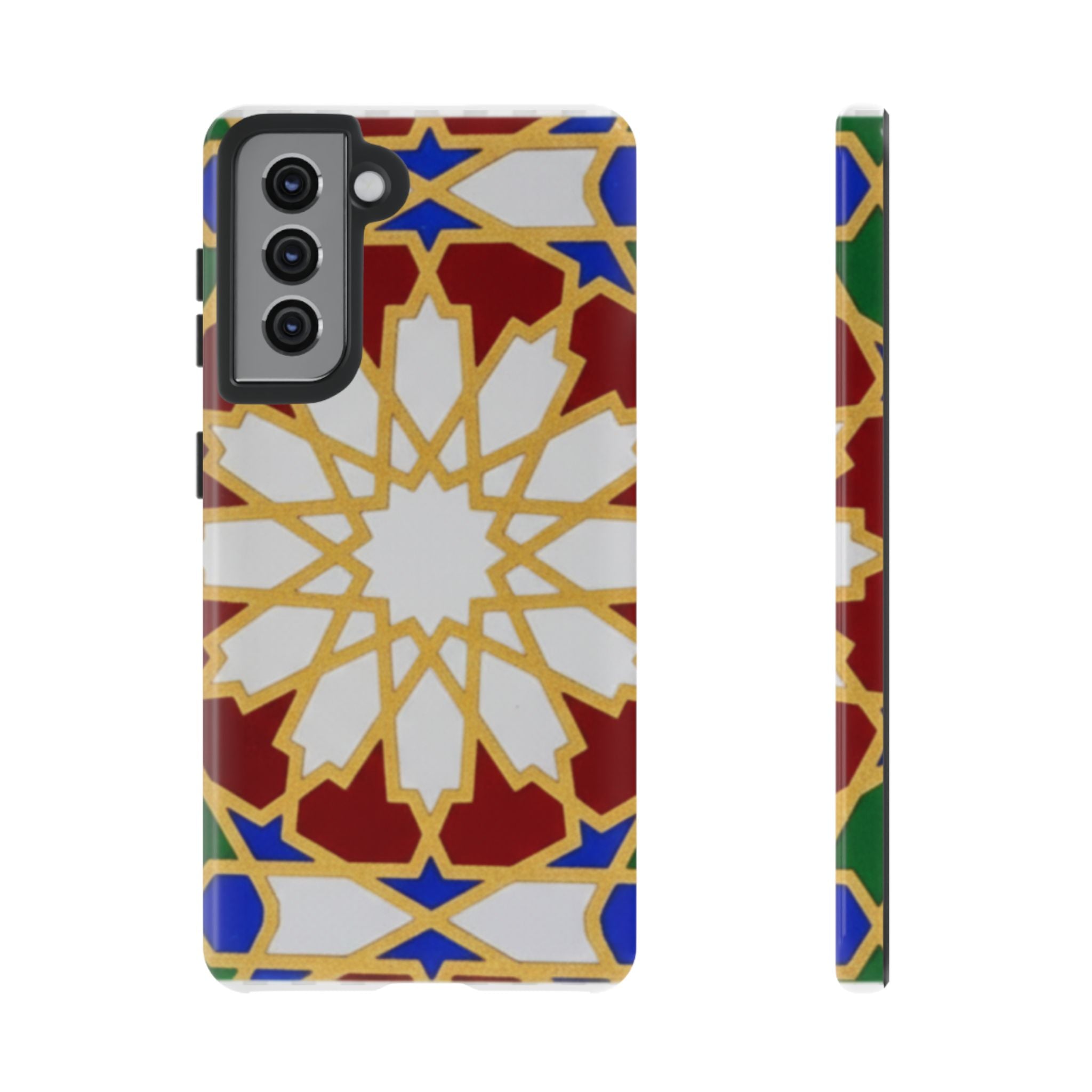 Geometric Moroccan Pattern Tough Case | Colorful Mosaic Phone Cover