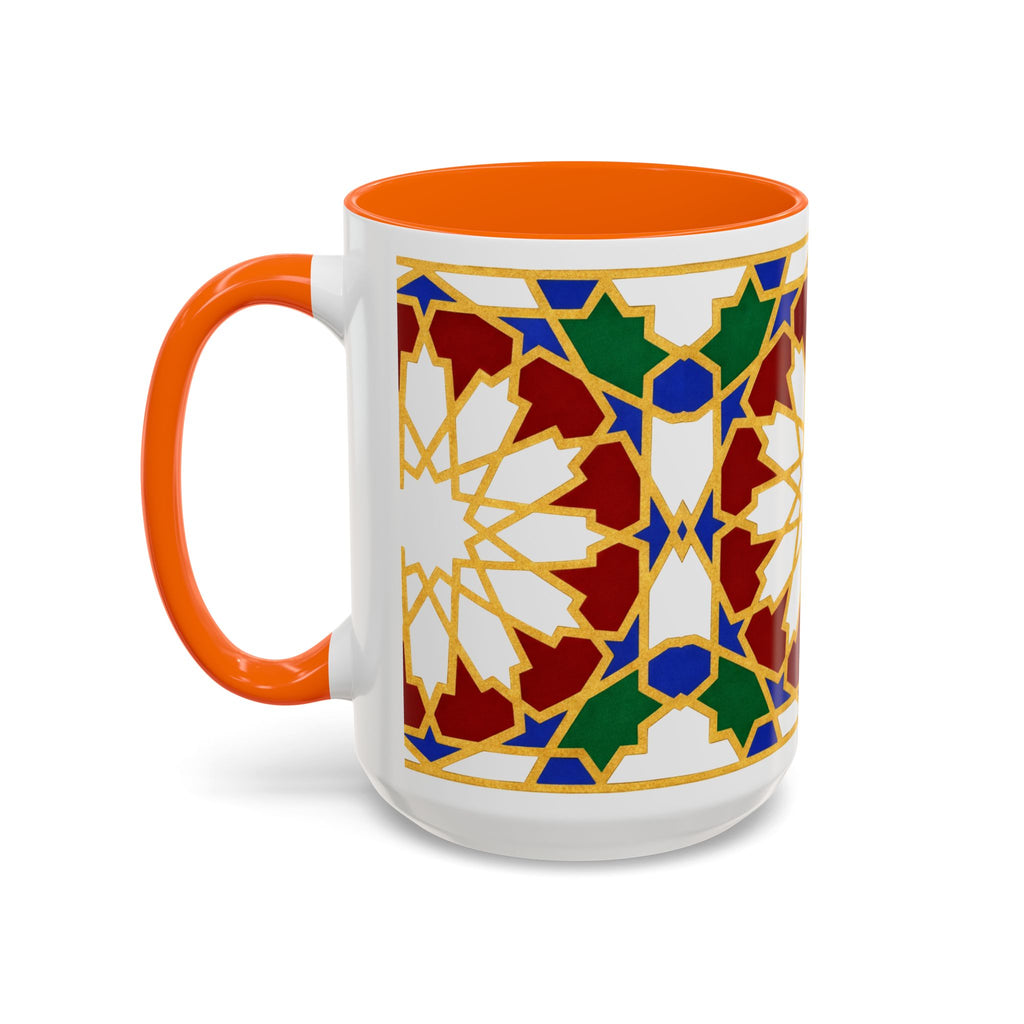 Geometric Moroccan Tile Mug | Accent Coffee Mug