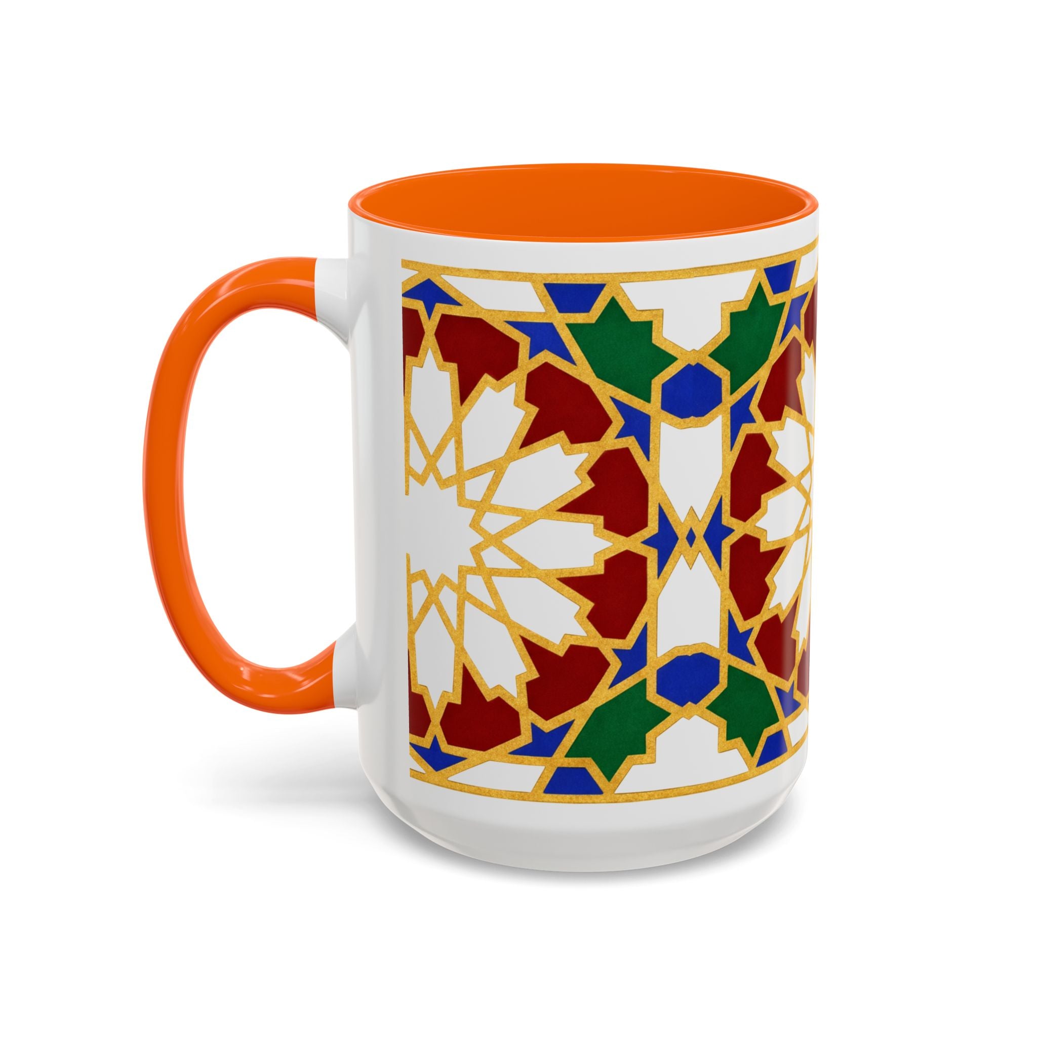 Geometric Moroccan Tile Mug | Accent Coffee Mug