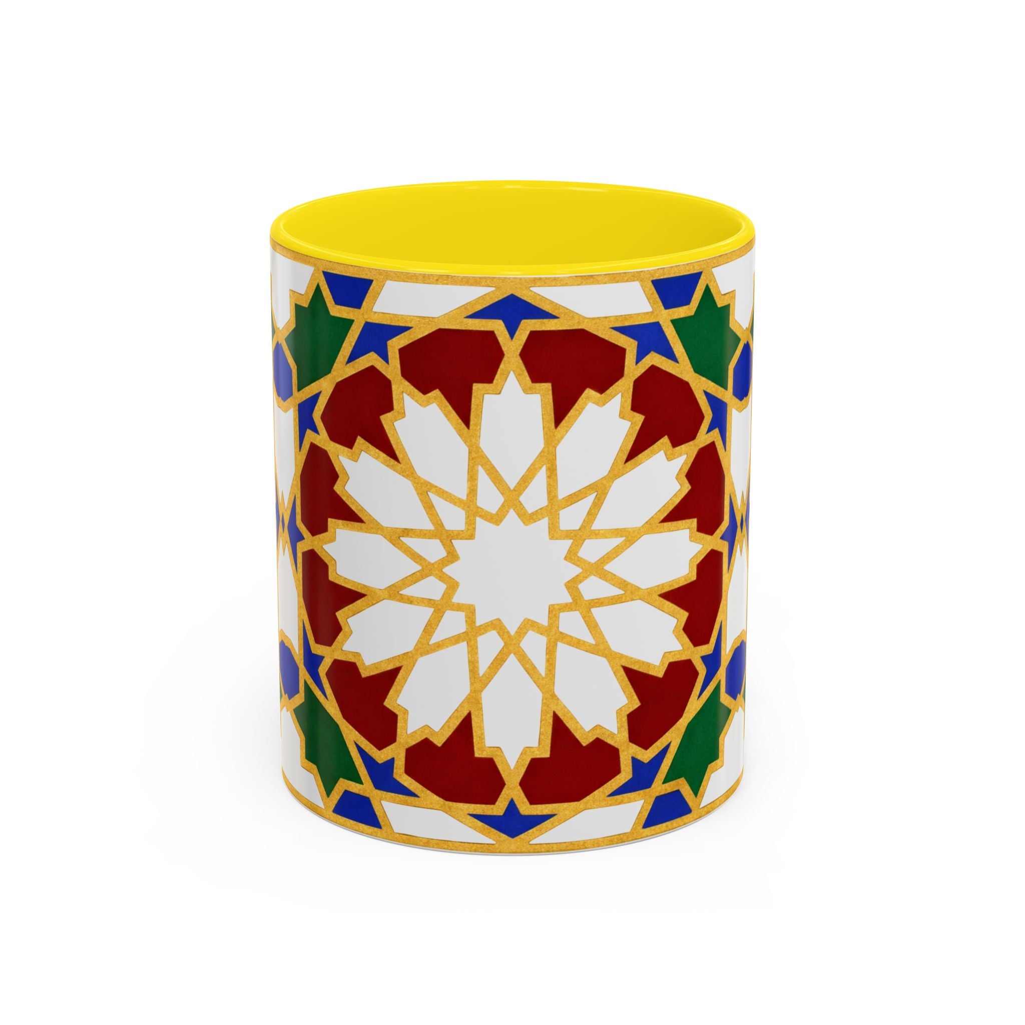 Geometric Moroccan Tile Mug | Accent Coffee Mug