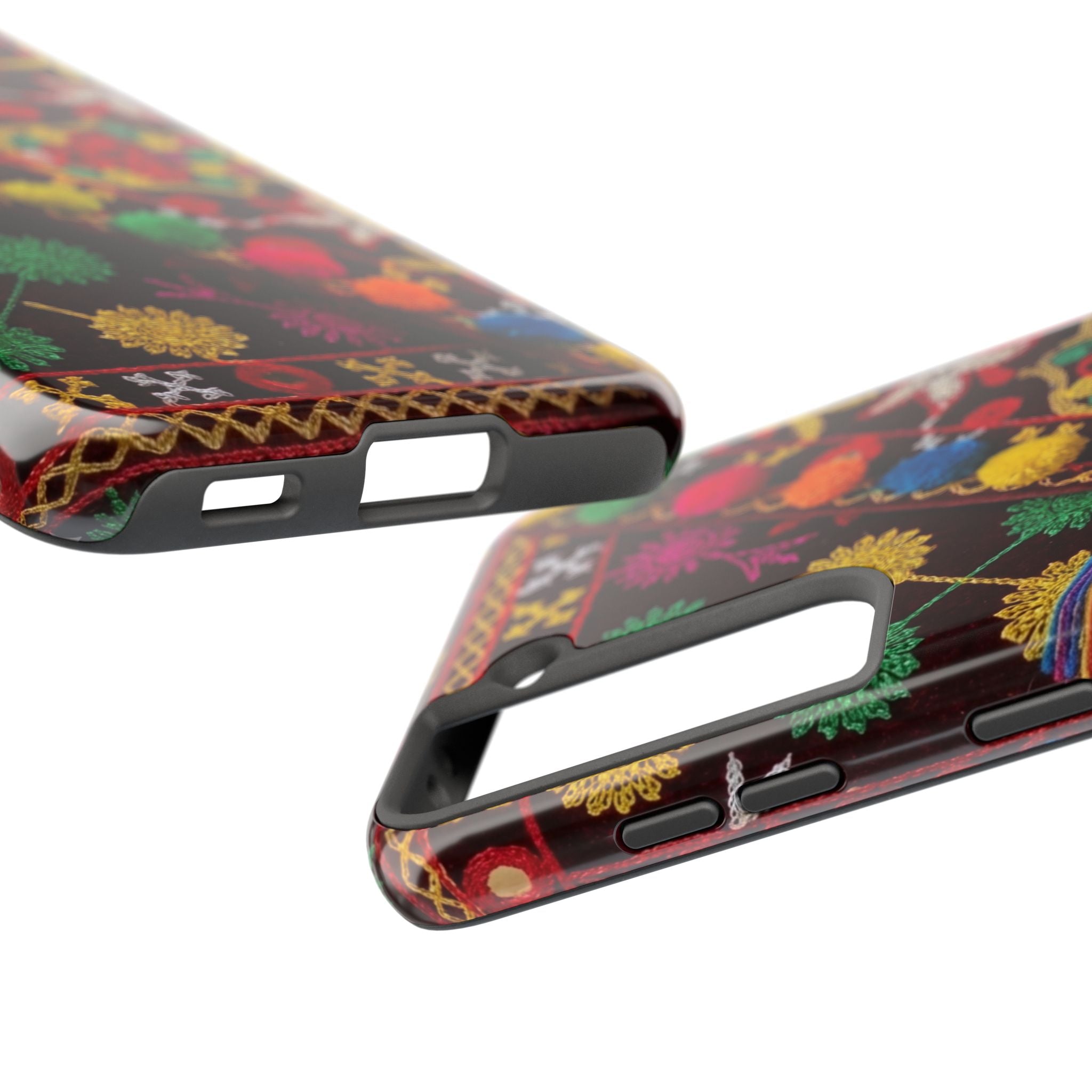 Colorful Pom Pom Pattern Phone Case | Tough Phone Case