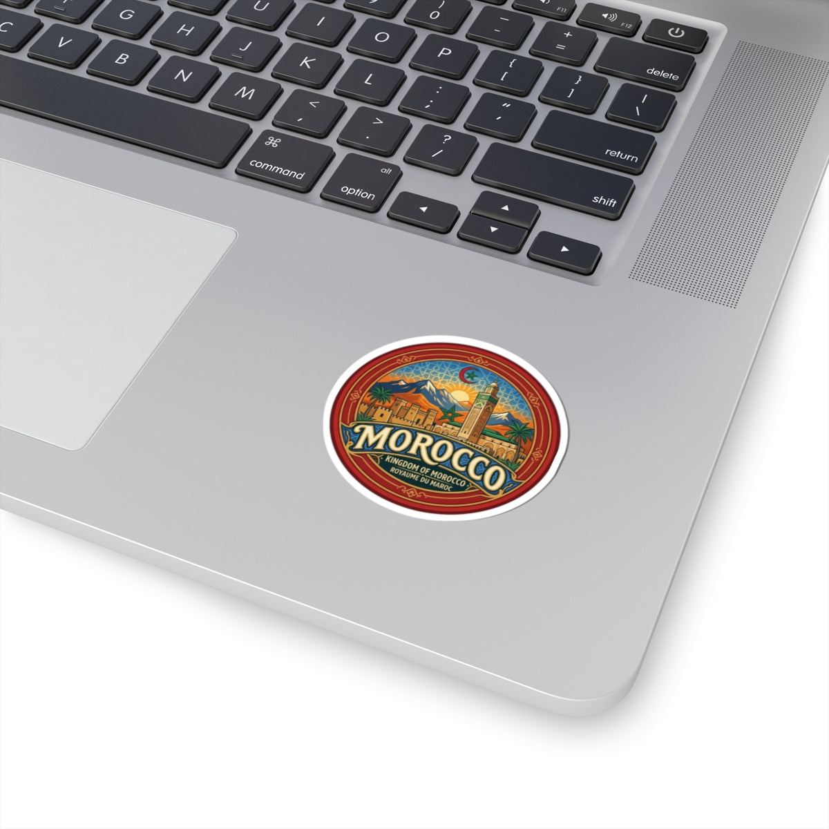 Morocco Vintage Travel Badge sticker | Kiss-Cut Sticker