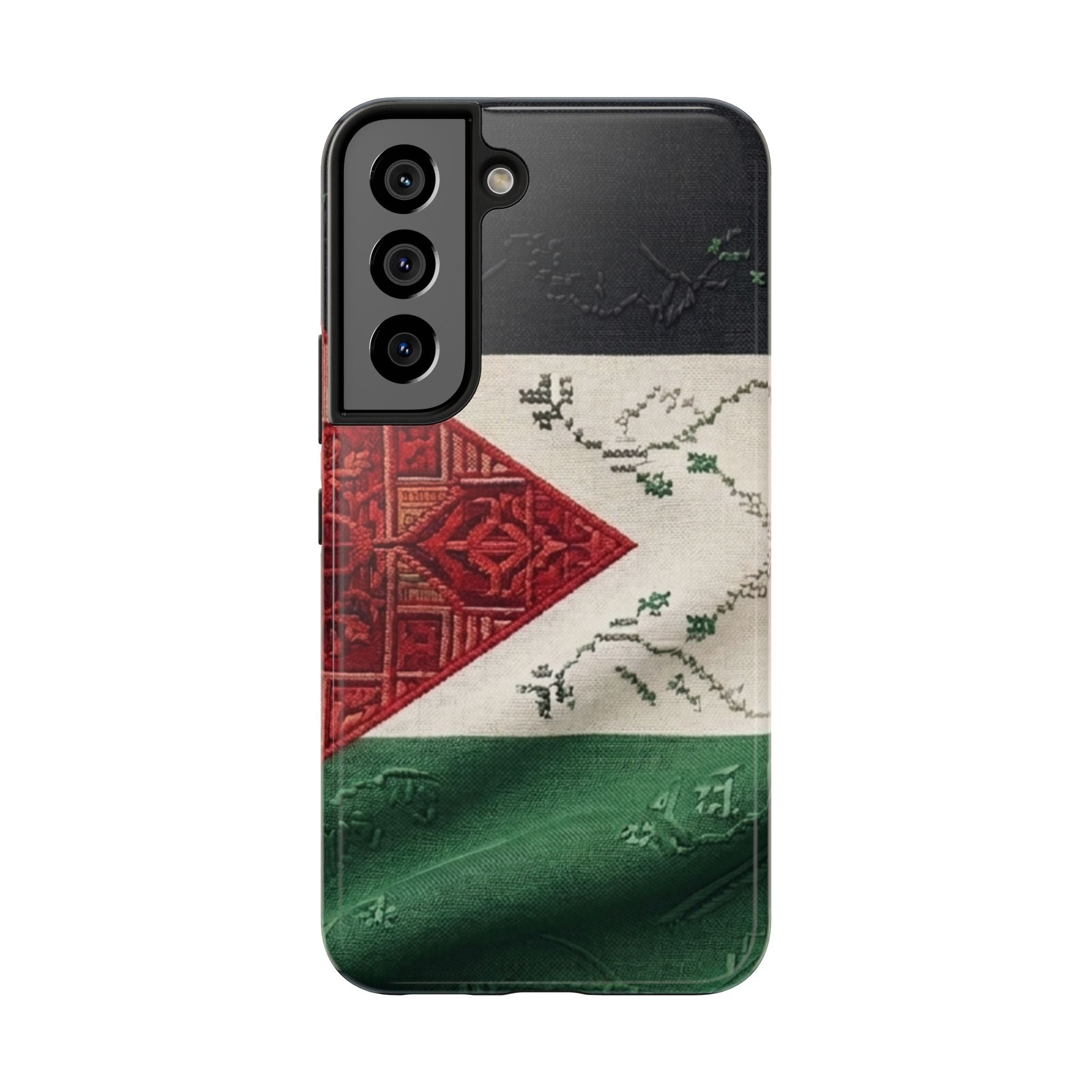 Palestine Flag Pattern Tough Phone Case | Palestine Textile Design