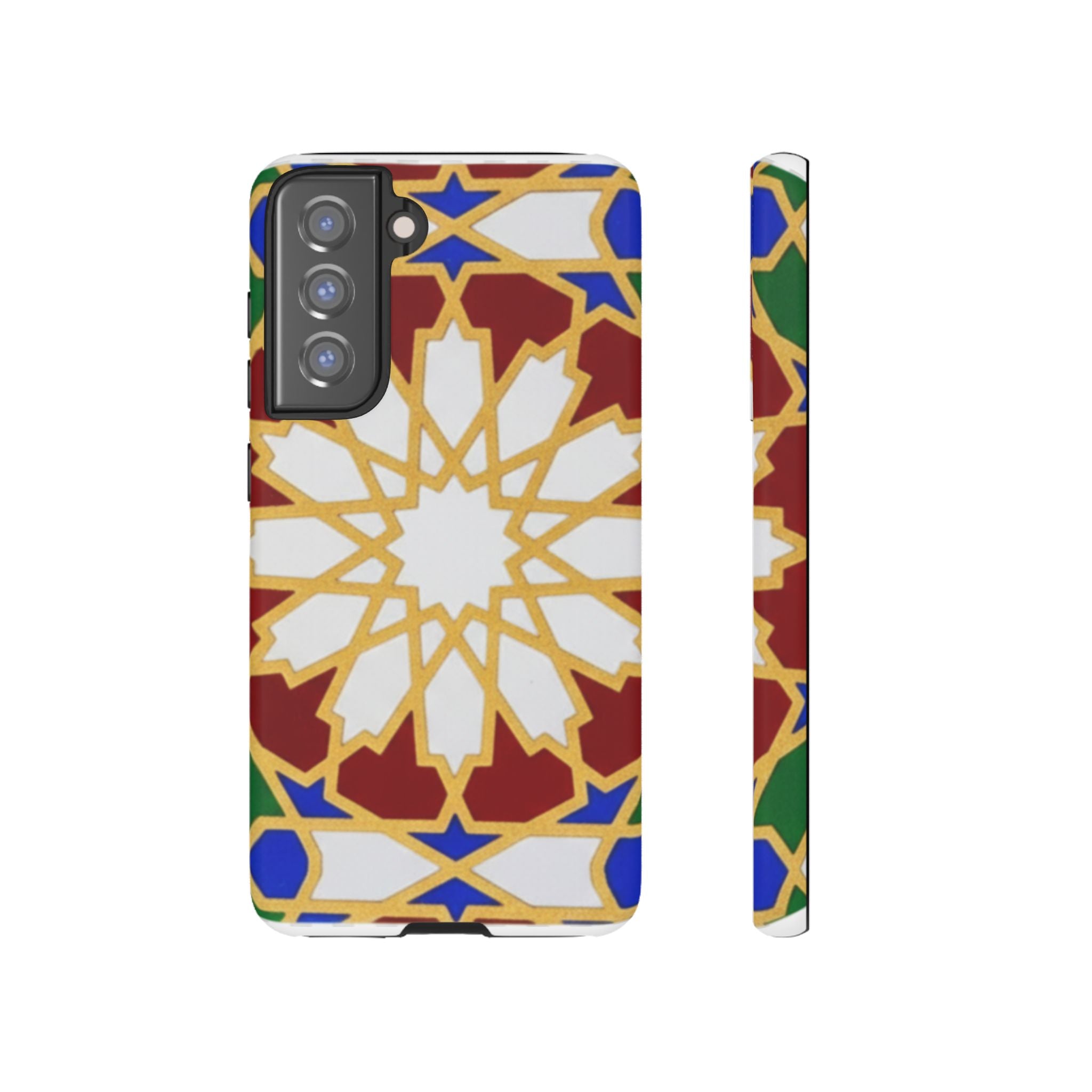 Geometric Moroccan Pattern Tough Case | Colorful Mosaic Phone Cover
