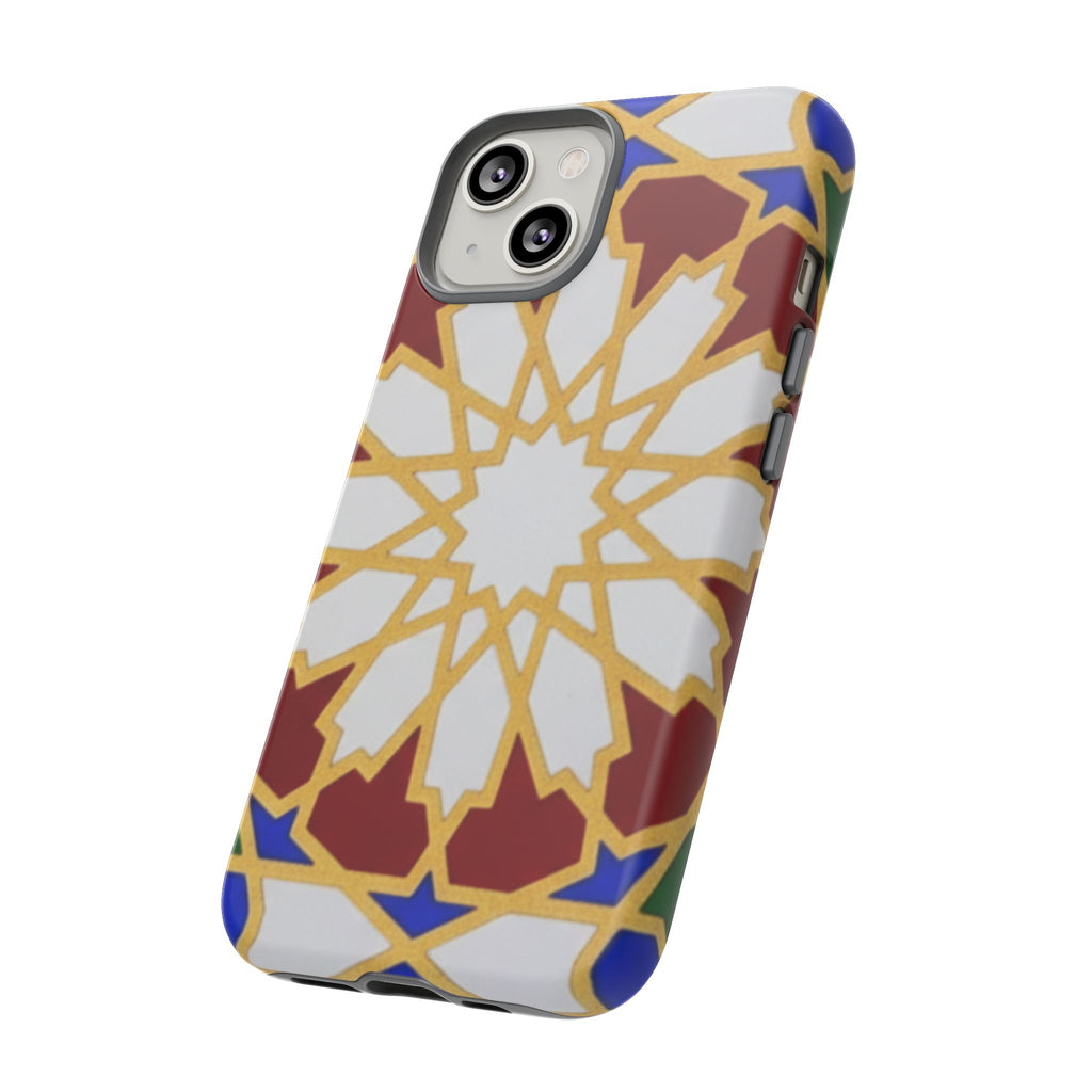 Geometric Moroccan Pattern Tough Case | Colorful Mosaic Phone Cover